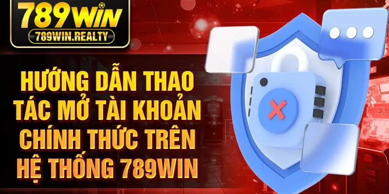 Hướng dẫn thao tác mở tài khoản chính thức trên hệ thống 789Win