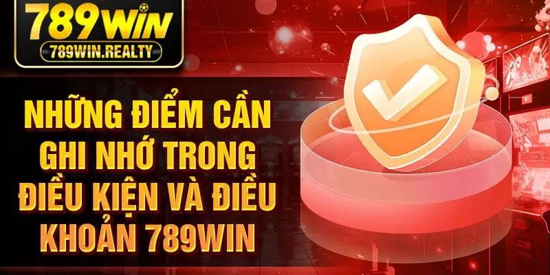 Những điểm cần ghi nhớ trong điều kiện và điều khoản 789Win